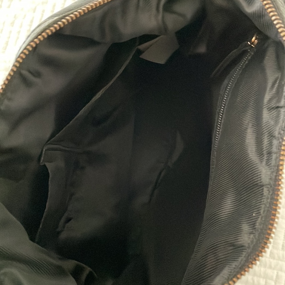 H&M 100% genuine leather shoulder bag/Black - Picture 9 of 14